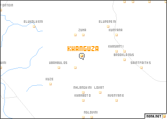 map of KwaNguza
