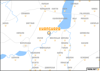 map of Kwangwara