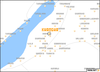 map of Kwangwa