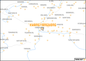 map of Kwangyang-dong