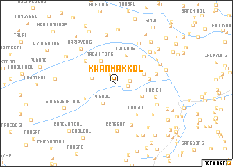 map of Kwanhak-kol