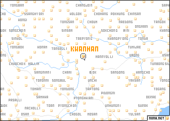 map of Kwanhan