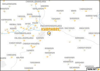 map of Kwanha-ri