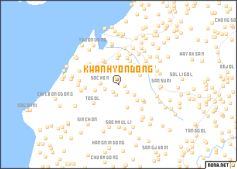 map of Kwanhyŏn-dong