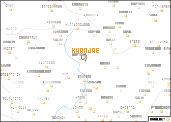 map of Kwanjae