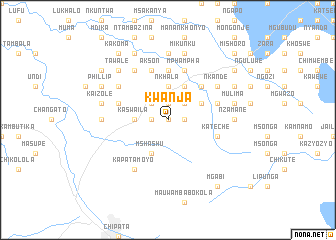 map of Kwanja