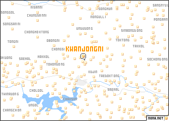 map of Kwanjŏng-ni