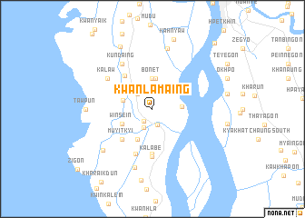 map of Kwanlamaing