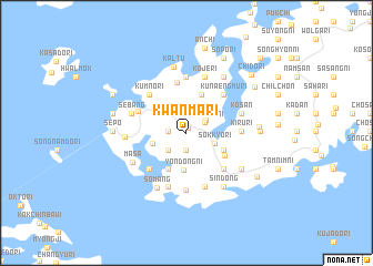 map of Kwanma-ri