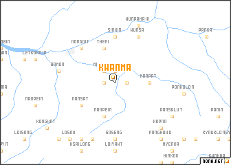 map of Kwan-ma