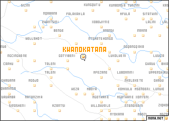 map of KwaNokatana