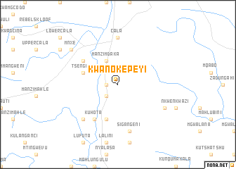 map of KwaNokepeyi