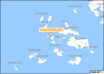 map of Kwansado-ri