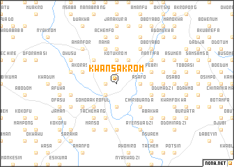 map of Kwansakrom