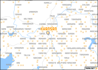 map of Kwansan