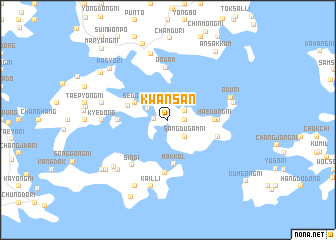 map of Kwansan