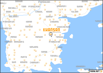 map of Kwansan