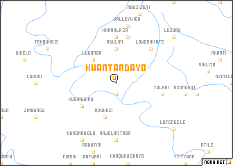 map of KwaNtandayo