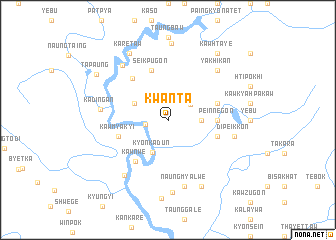 map of Kwanta