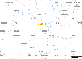 map of Kwanti