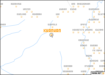 map of Kwanwan