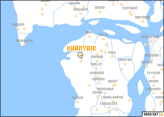 map of Kwanyaik