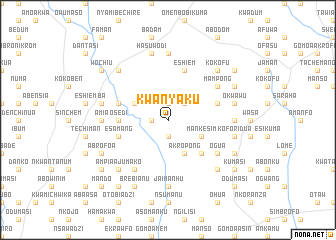 map of Kwanyaku