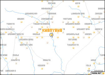 map of Kwanyawa