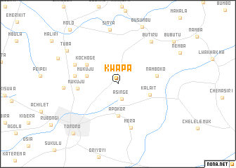 map of Kwapa
