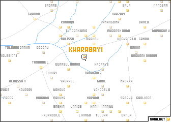 map of Kwarabayi