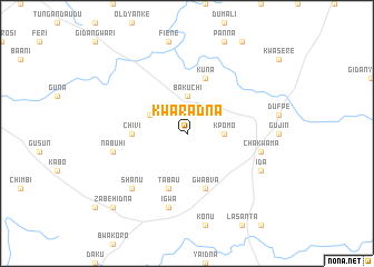 map of Kwaradna