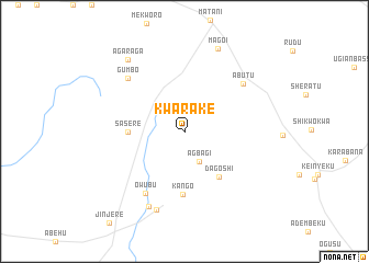 map of Kwarake