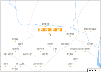 map of Kwarakwasa