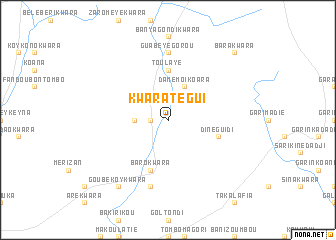 map of Kwara Tégui