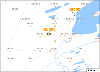 map of Kwara