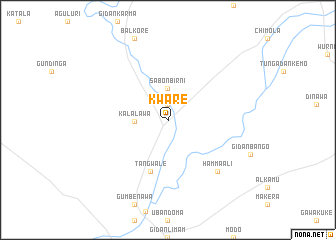 map of Kware