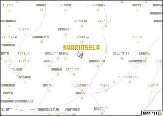 map of Kwarinsela