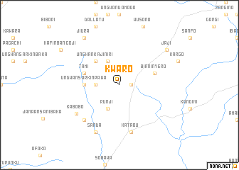 map of Kwaro