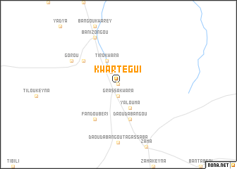 map of Kwartégui