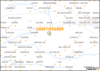 map of Kwartierdorp