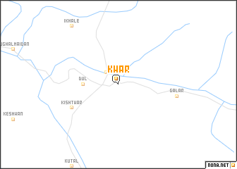 map of Kwār