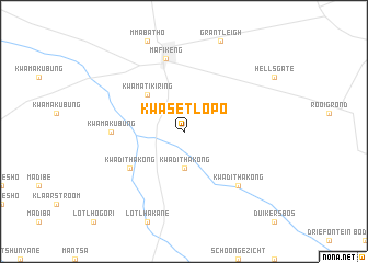 map of KwaSetlopo