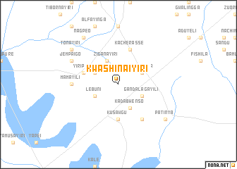 map of Kwashinaiyiri
