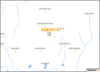 map of KwaShiya