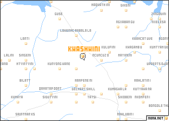 map of KwaShwini