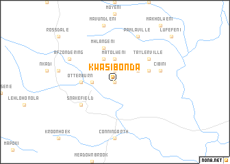 map of KwaSibonda