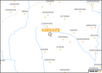 map of Kwasikro