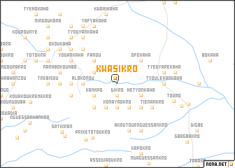 map of Kwasikro