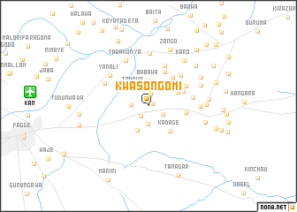 map of Kwasongomi