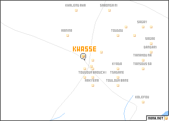map of Kwassé